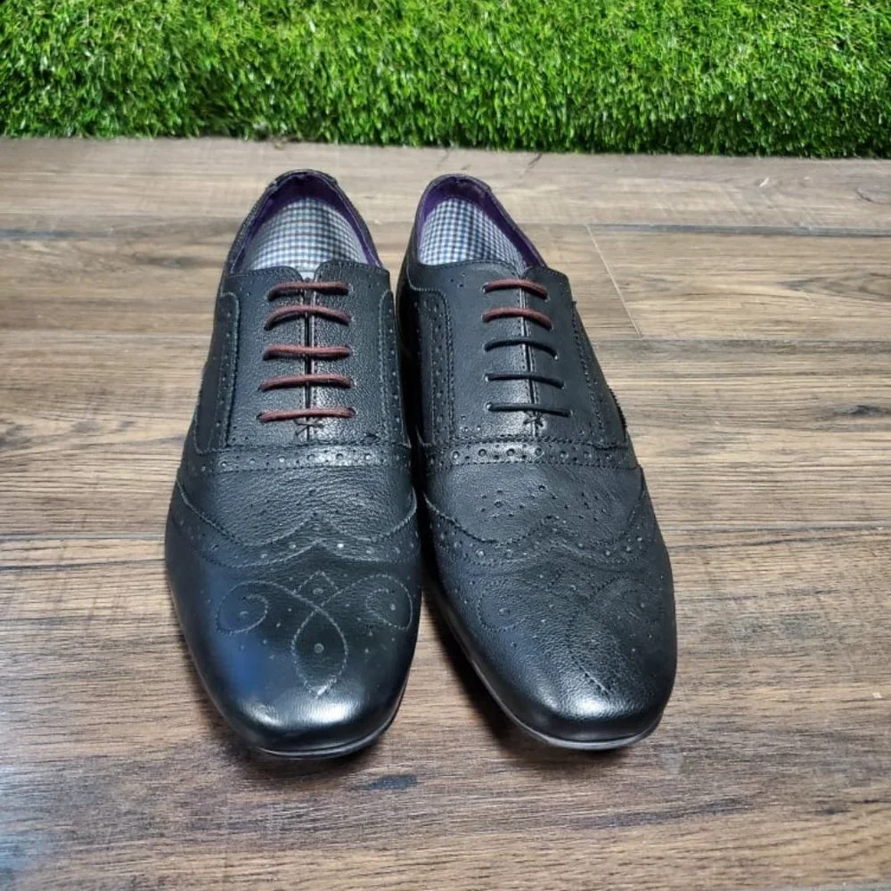 Ted Baker Black 'Cirek' Smart Lace Up Brogue